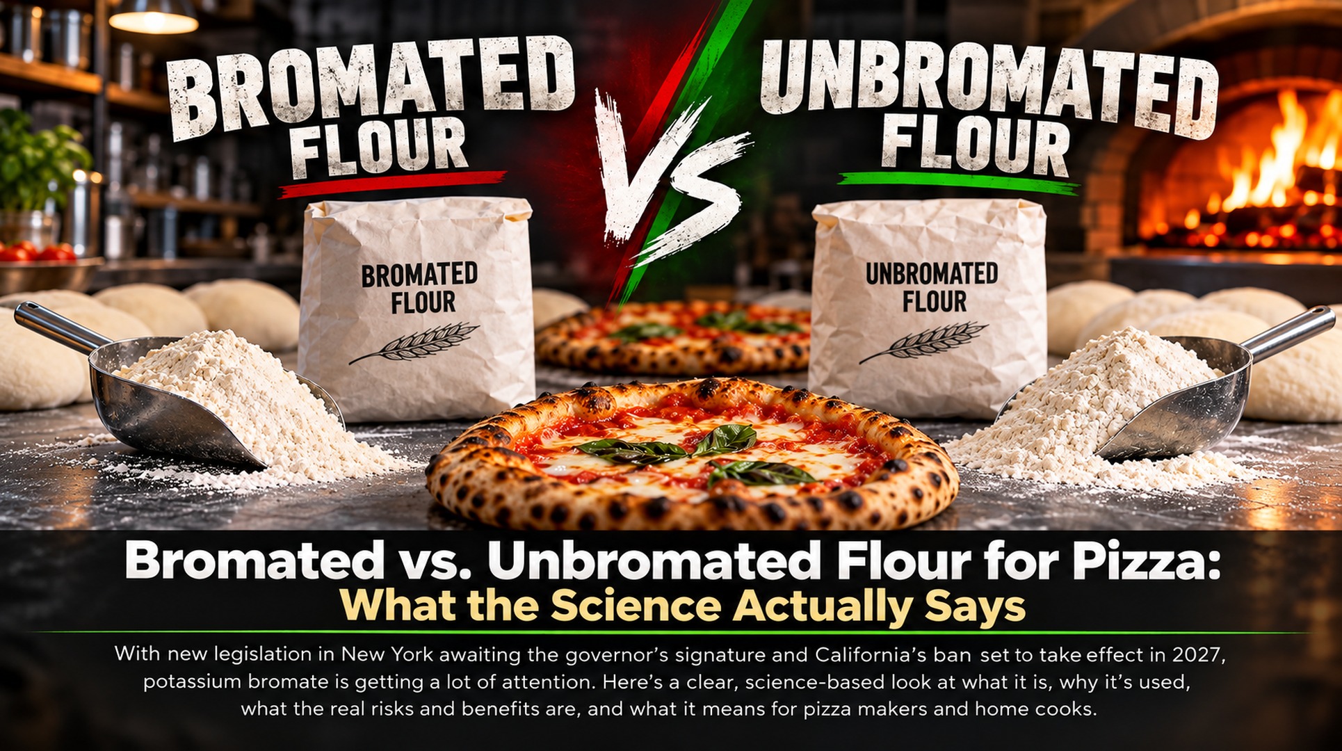 Bromated vs unbromated flour for pizza